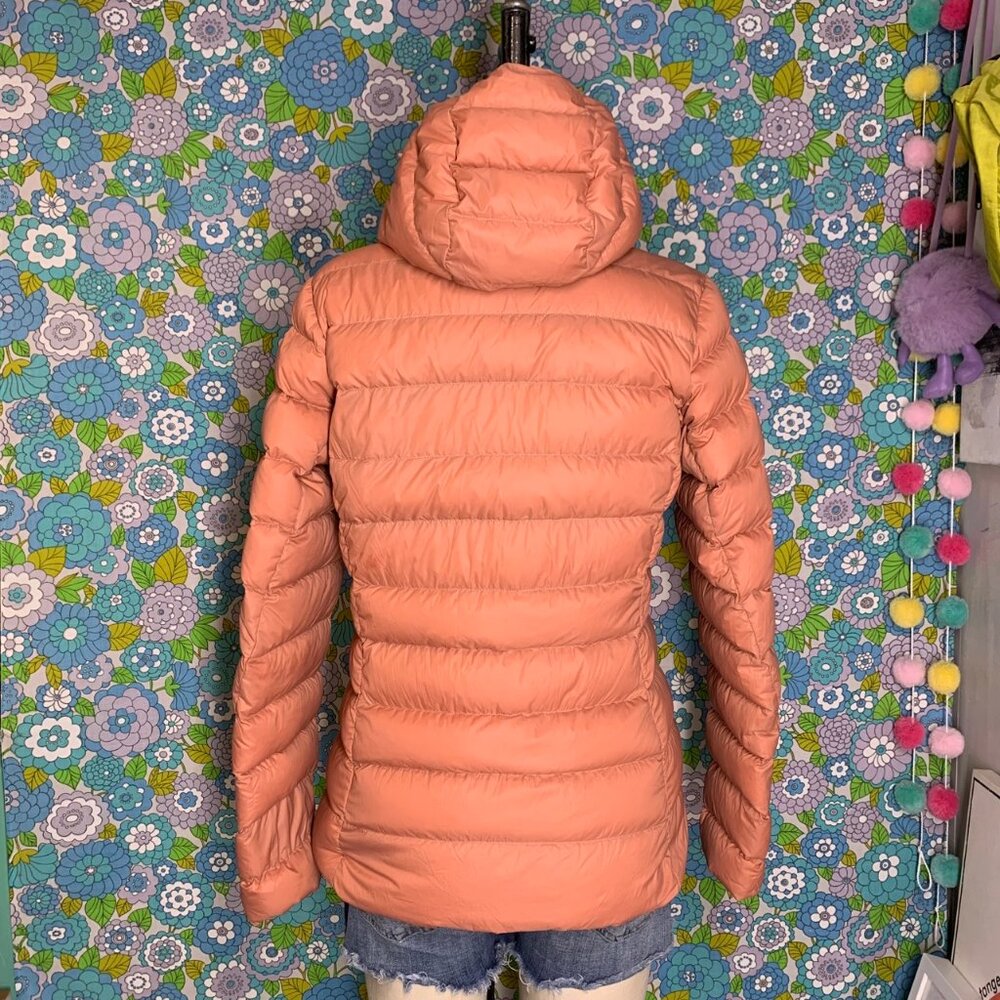 Adidas Sample Peach Down Puffer Jacket Size:S - image 3